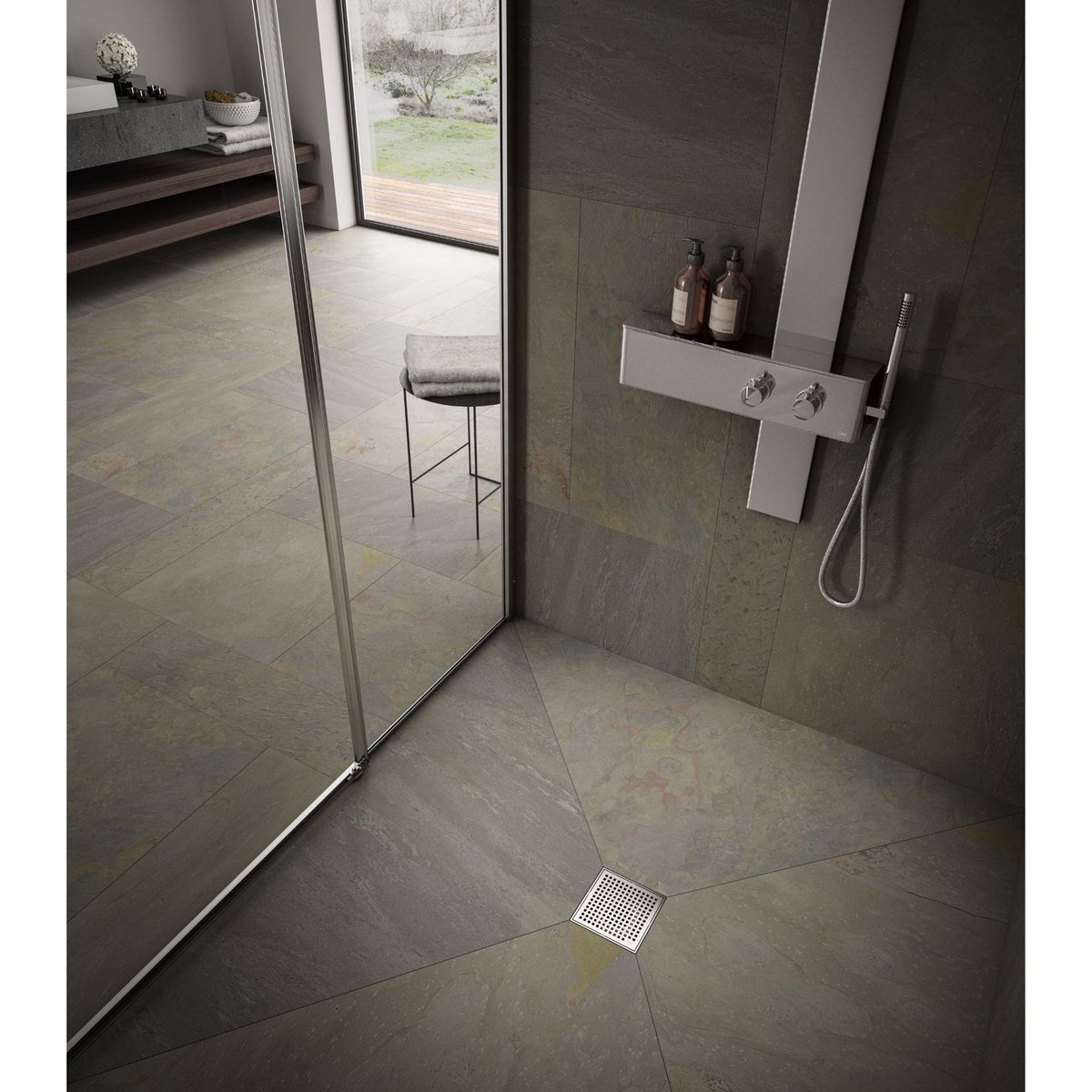 QM DRAIN - Desaguador Cuadrado Lagos De Acero