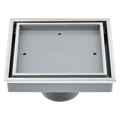 Desage Lagos Cuadrado T-IN 5 3/4'' Acero Satinado