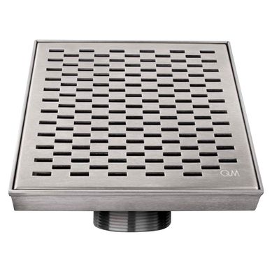 Desage Delmar Cuadrado 4'' Acero Satinado