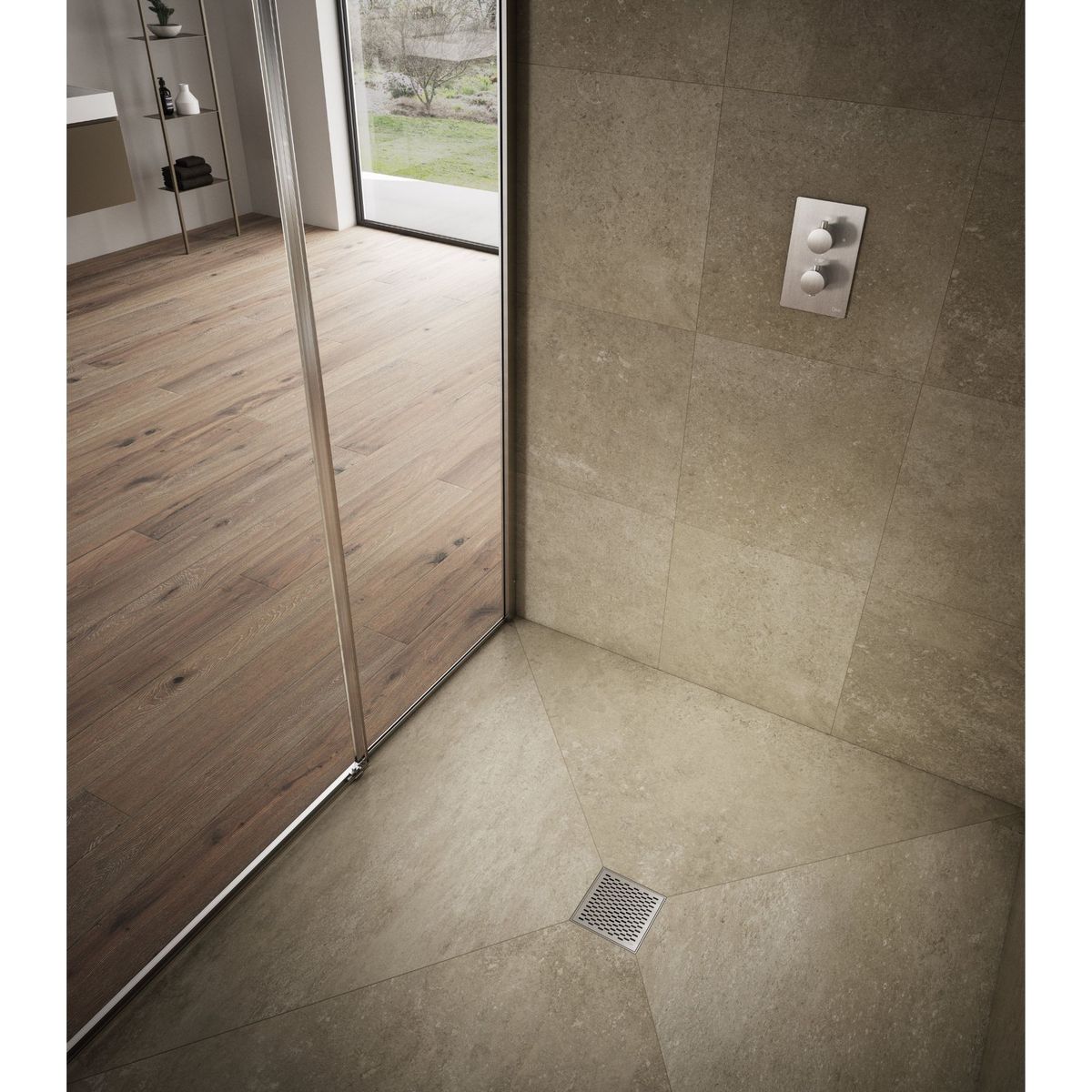 QM DRAIN - Desaguador Delmar Cuadrado Acero