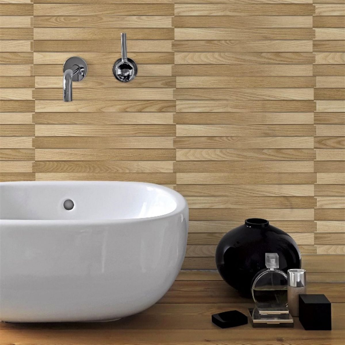 PAMESA - Cerámica Patagonia Natural Marrón Fachaleta 34x50 cm para piso