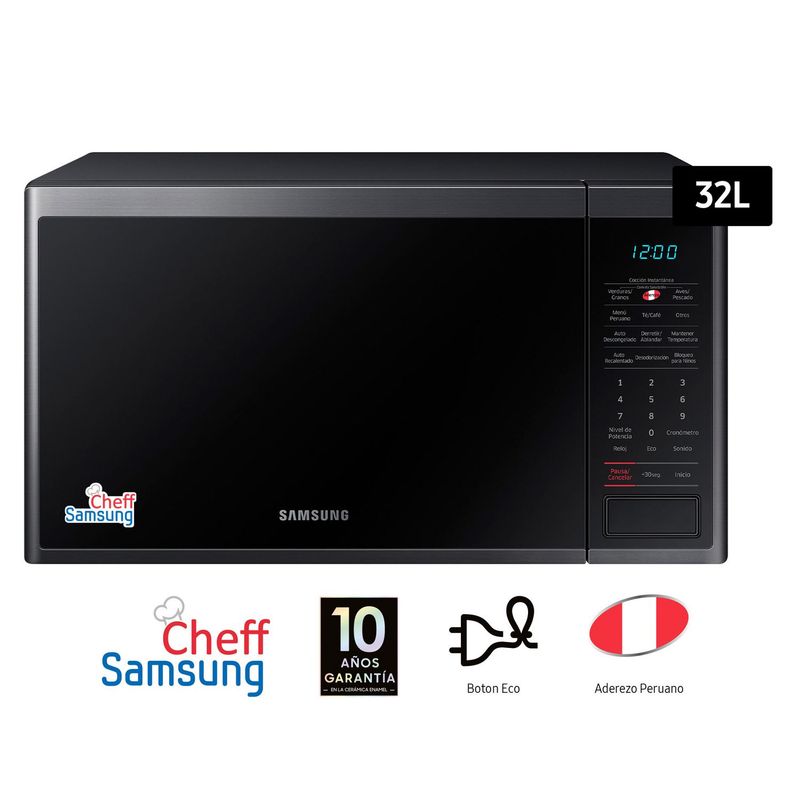 SAMSUNG - Horno Microondas 32L MS32J5133AG/PE