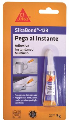 Adhesivo Instantneo Multiuso SikaBond 123 x 3 gr