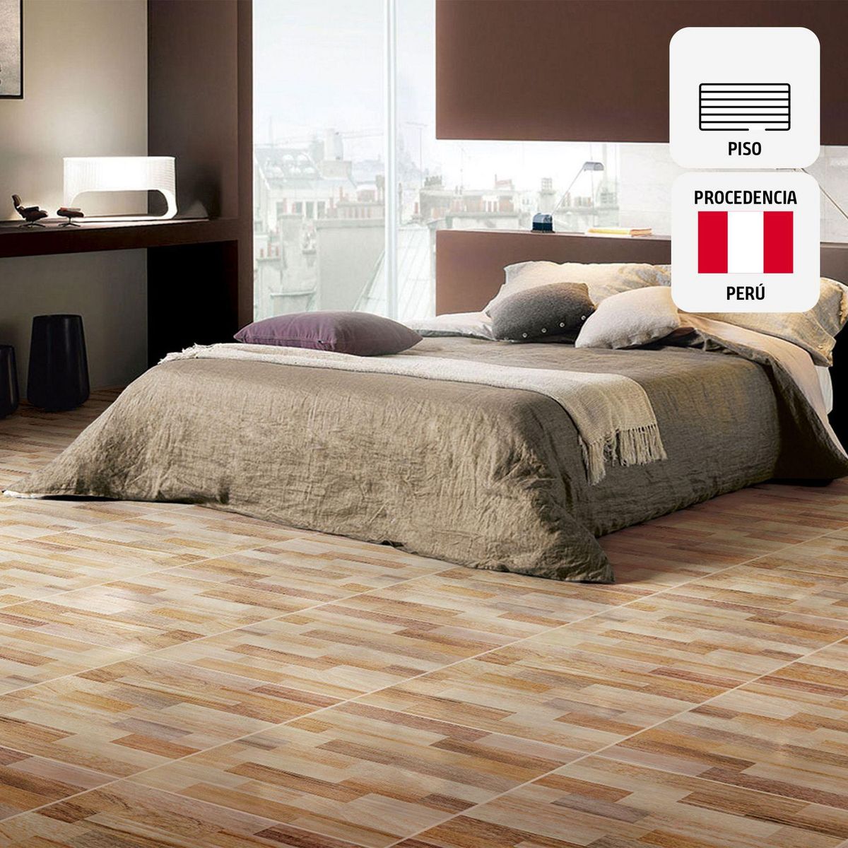 CELIMA - Cerámica Beige Maderadas Brillante 45x45cm 2.03m2