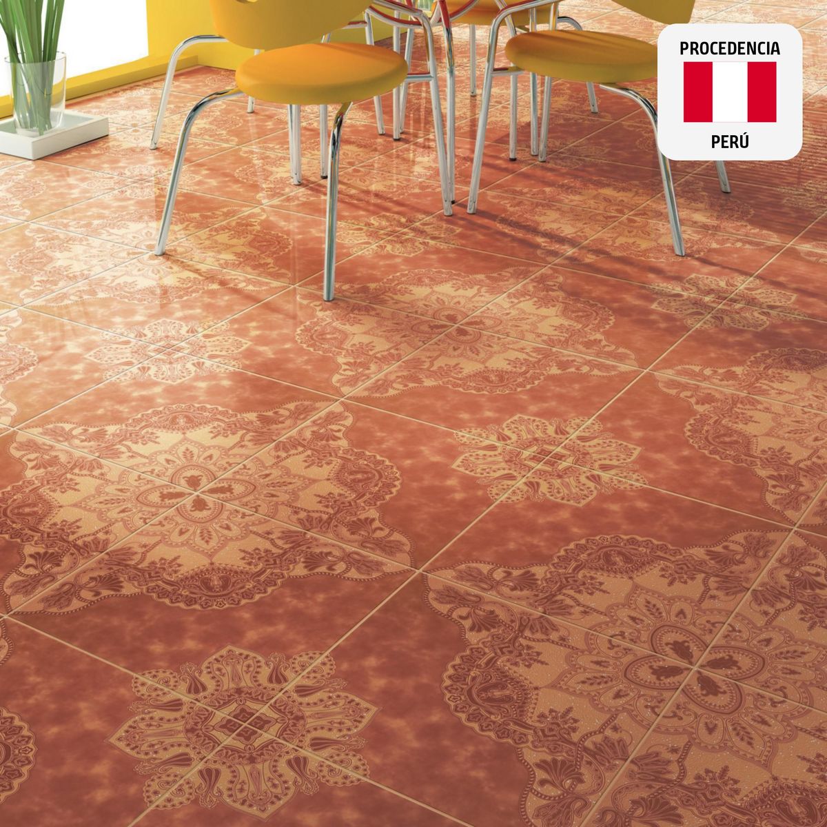 CELIMA - Cerámico Ipanema Cuero 45x45cm 2.03m2 para piso o pared