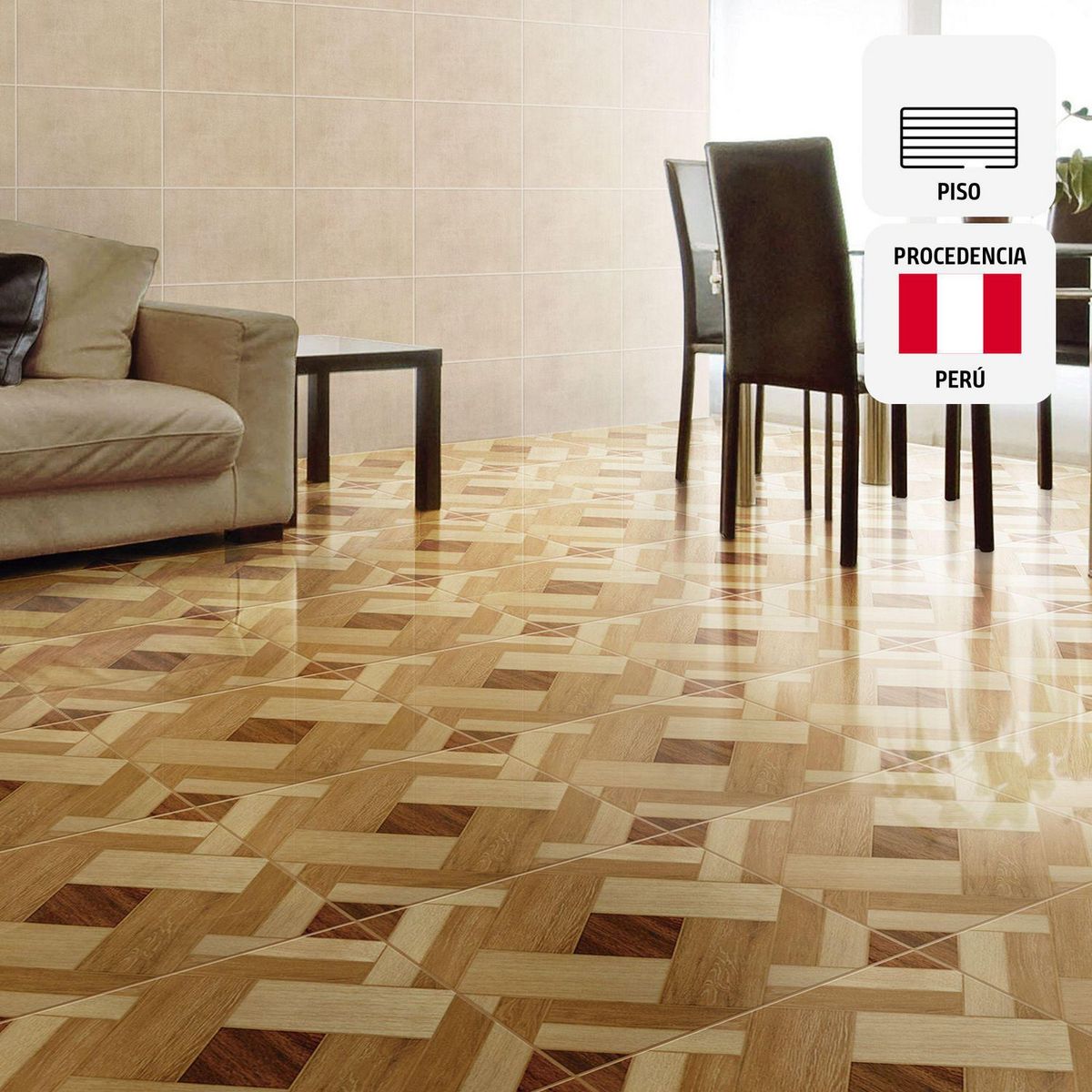 CELIMA - Cerámico Huelva Caramelo 45x45cm 2.03m2 para piso