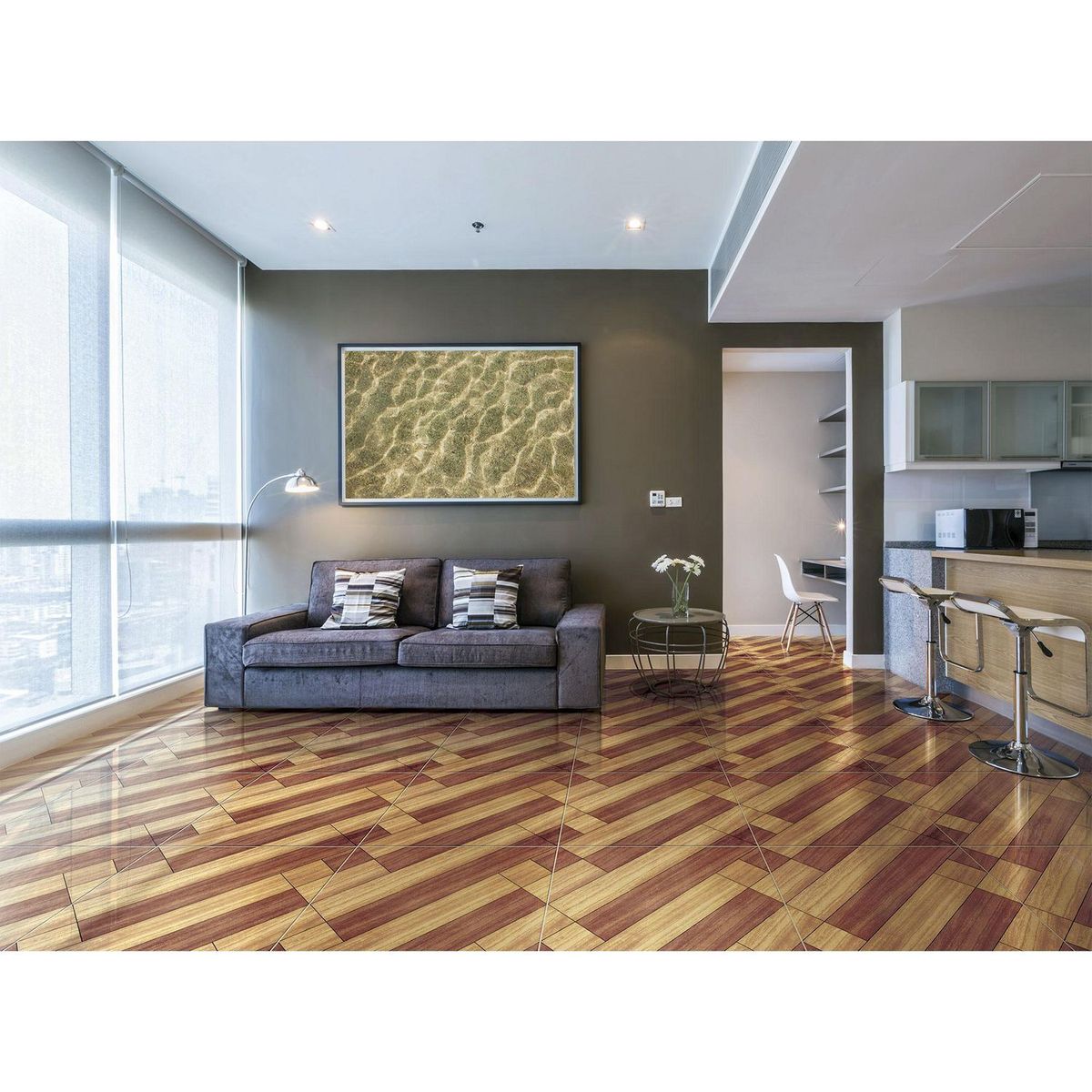 CELIMA - Cerámica Multicolor Maderado 46x46cm 2.03m2 Laredo Natural