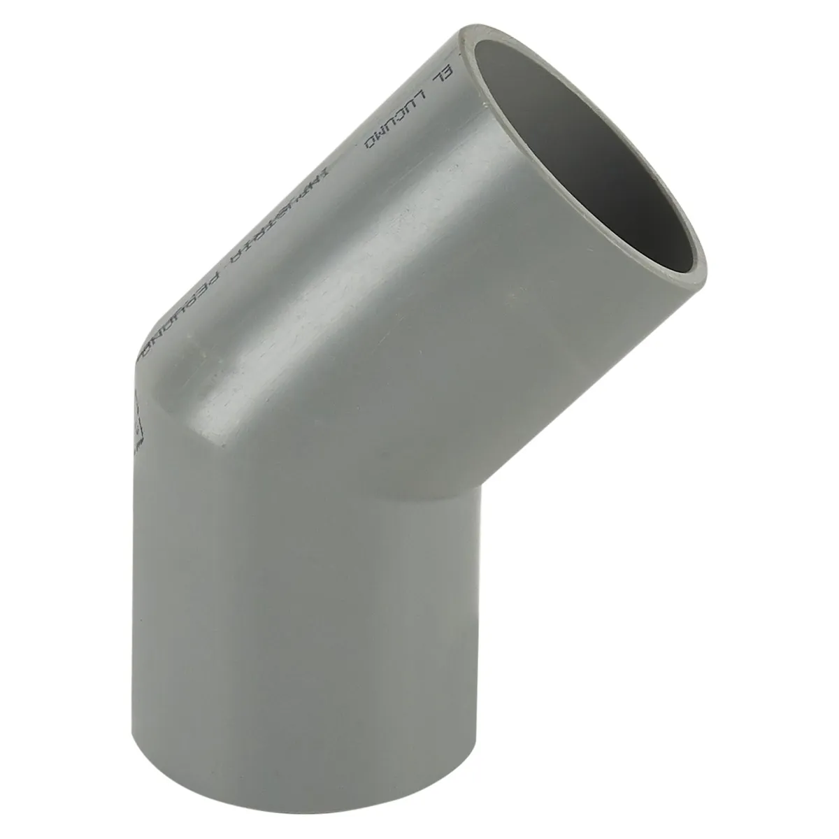 PLASTICA - Codo PVC 1 1/2" 45° Plastica SP