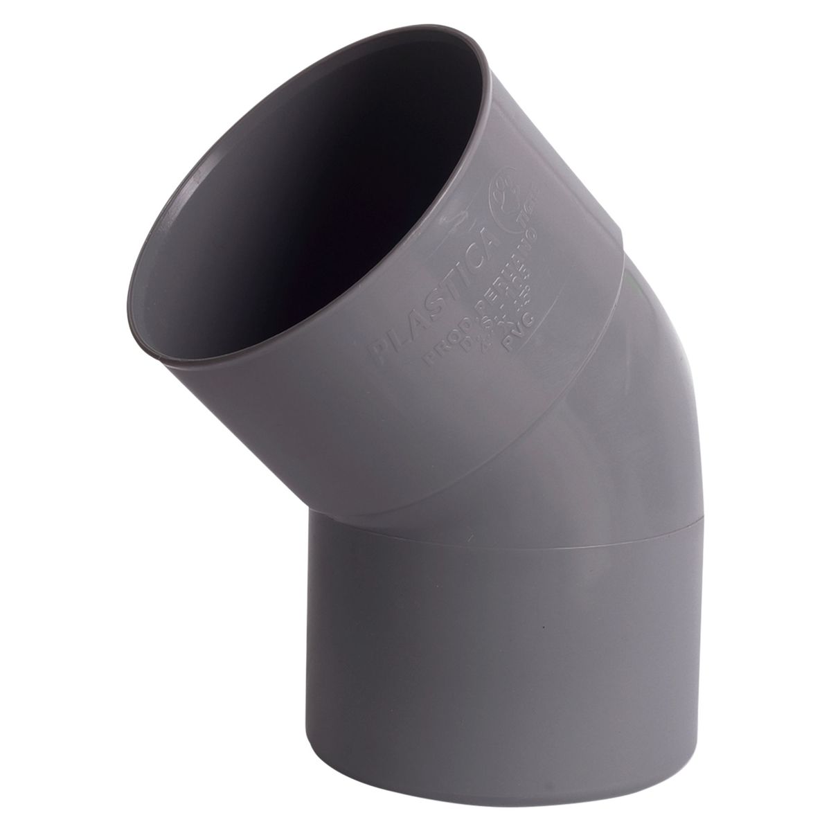 PLASTICA - Codo 45° PVC Sal 1 1/2'' Plastica