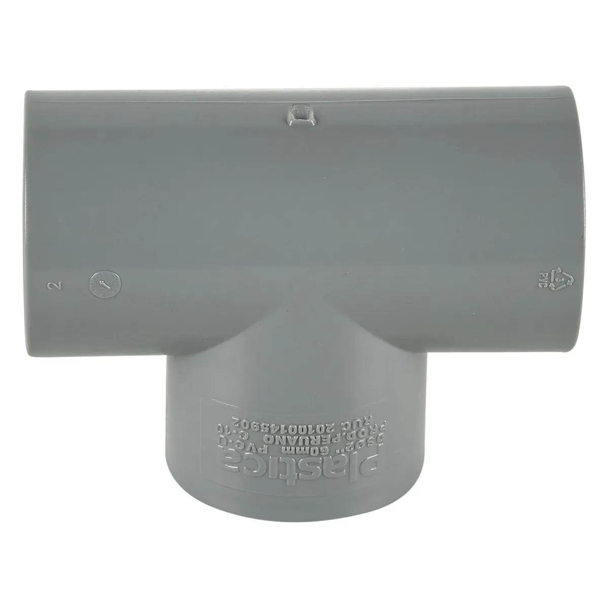 PLASTICA - Tee 2" PVC simple presión Plastica 