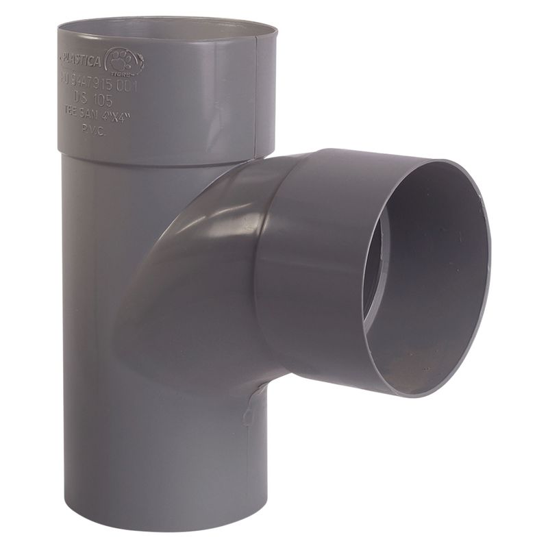 PLASTICA - Tee sanitaria 3 " PVC Plastica