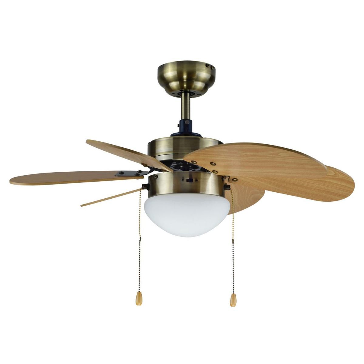 CASA BONITA - Ventilador de Techo Armo 1L 6Asp Cafe 50 W