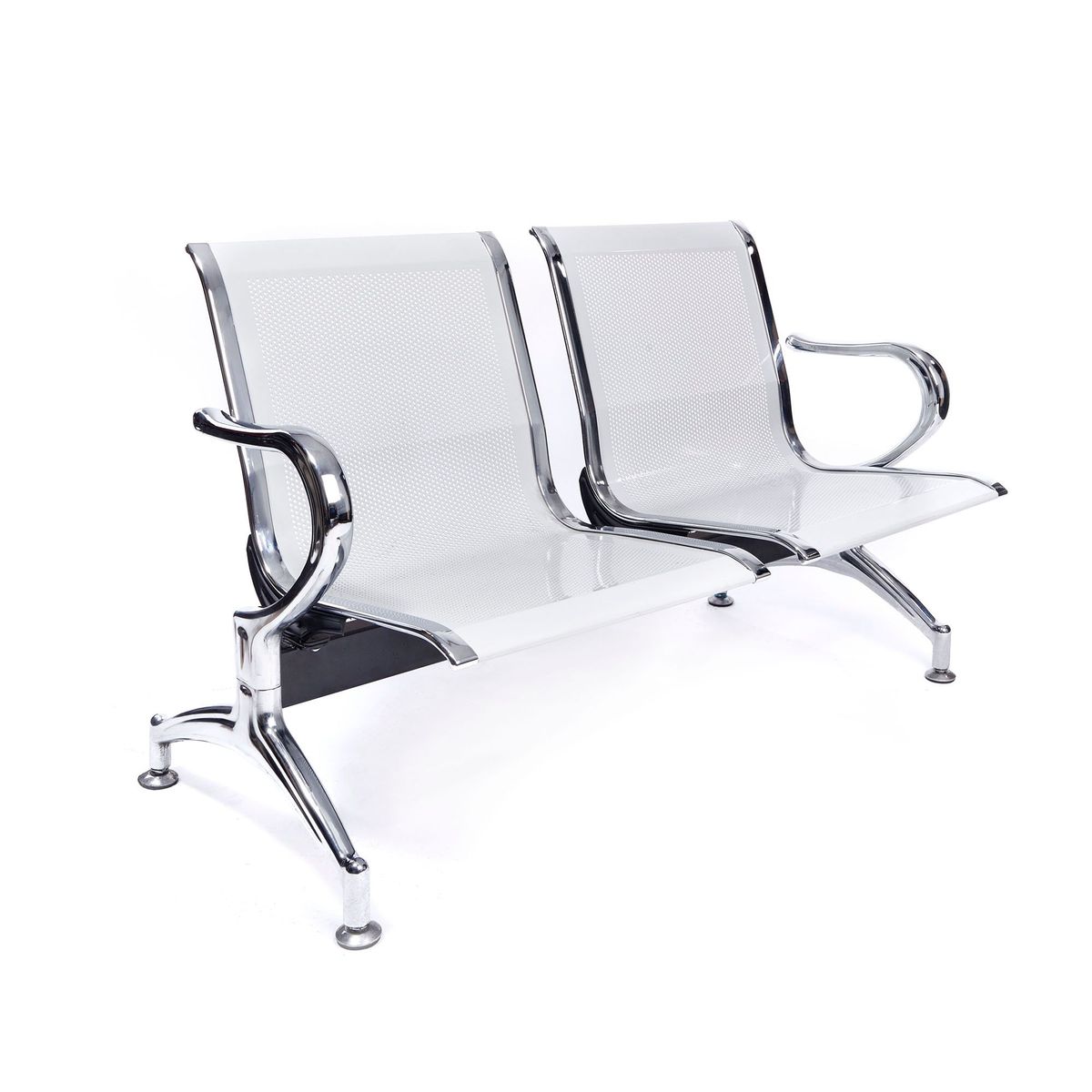 VENSO - Silla Fija Doble Negra S/T