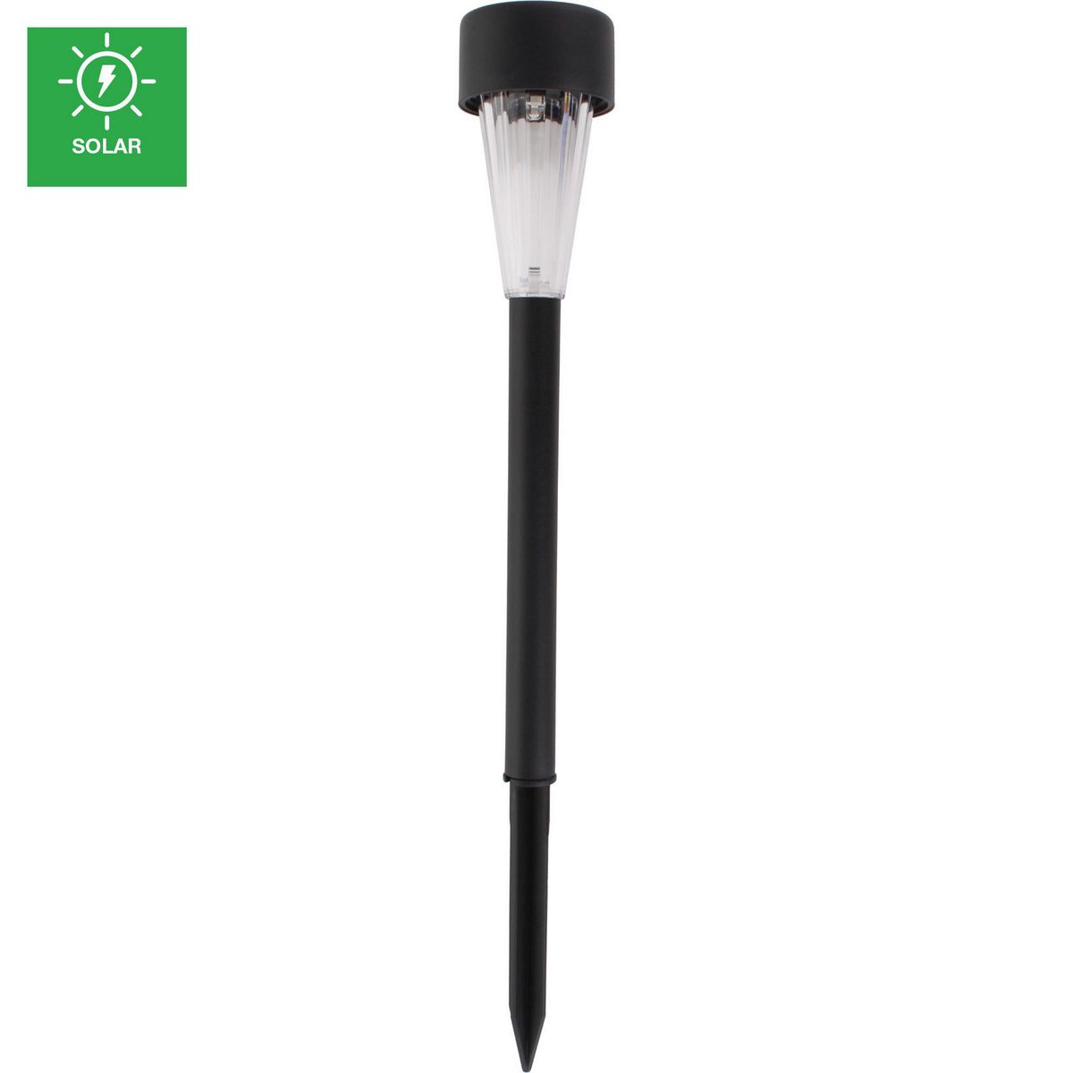 JUST HOME COLLECTION - Pack X10 Estaca Solar Acero Inoxidable Luz Fría