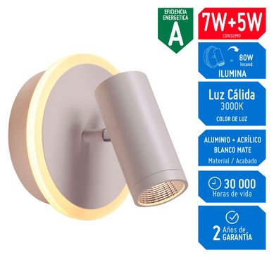 Aplique de Pared Led Adonia 1 Luz