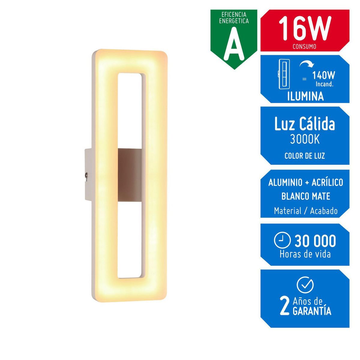 DESIRE - Lámpara de Pared Layna 220V