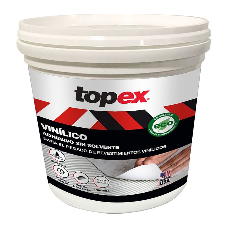 TOPEX - Adhesivo Vinílico Agua 1/4 gl