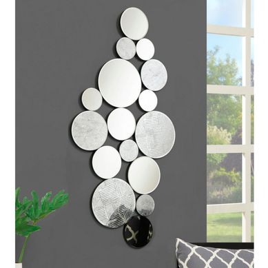 Espejo Decorativo Redondo Massa 120x59cm