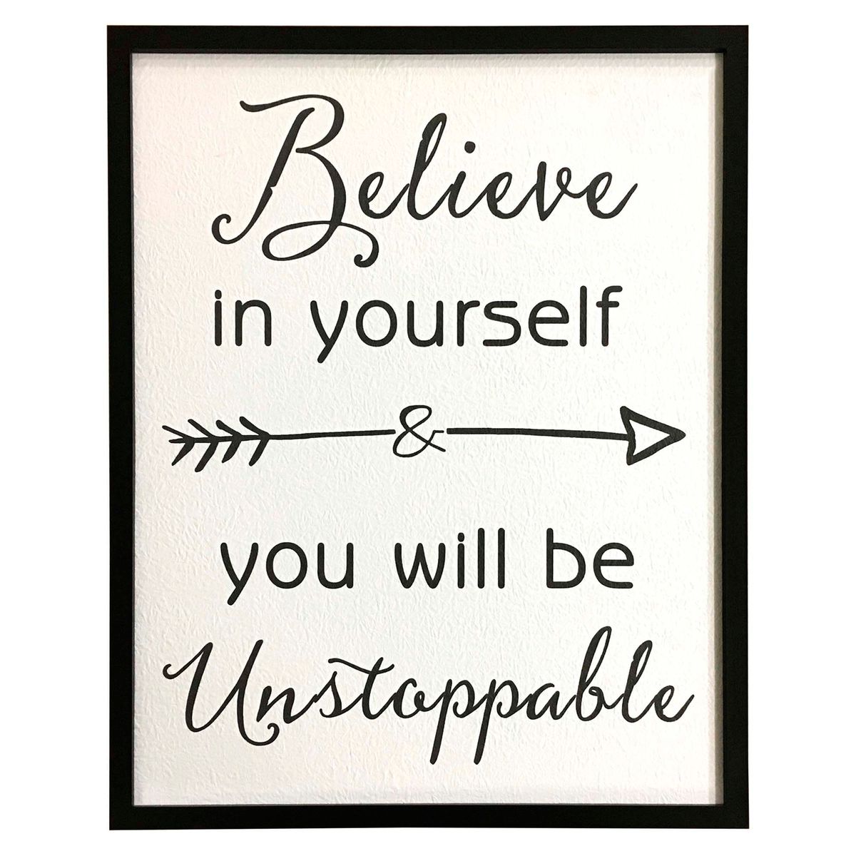 JUST HOME COLLECTION - Cuadro Frase Imparable 42x52cm