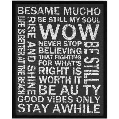 Cuadro Frases Mix 42x52 cm