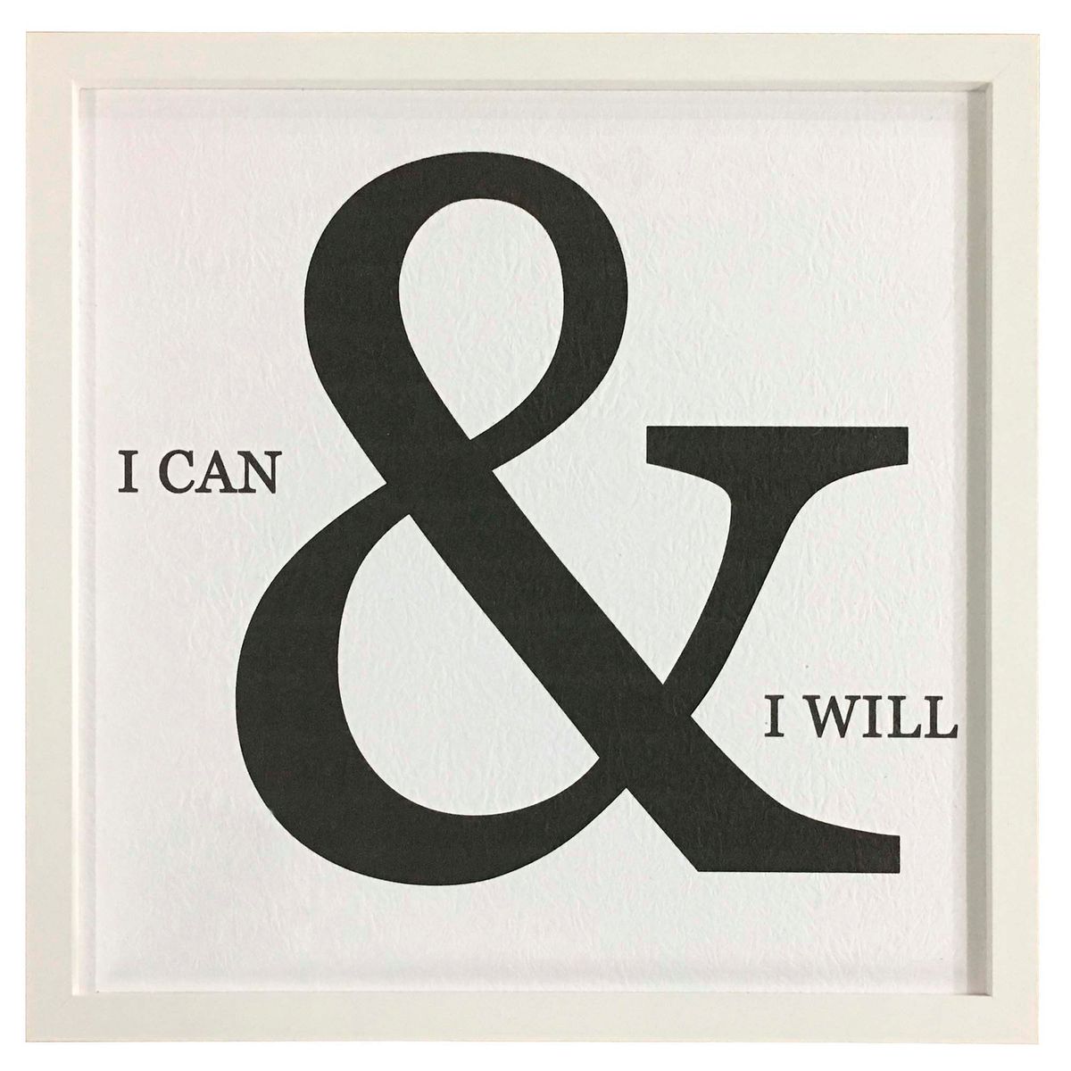 JUST HOME COLLECTION - Cuadro Frase Poder 32x32 cm