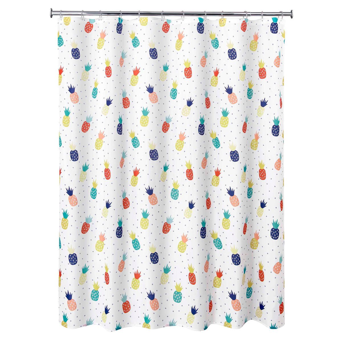 JUST HOME COLLECTION - Cortina de baño Piñas 178x180 cm