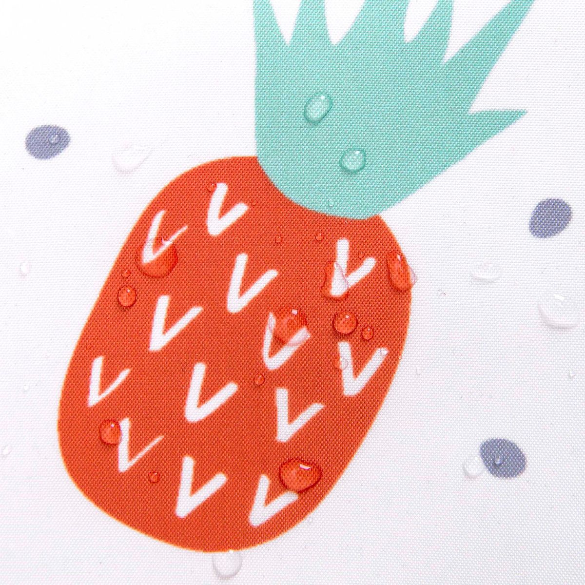 JUST HOME COLLECTION - Cortina de baño Piñas 178x180 cm