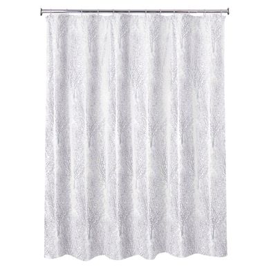 Cortina de Bao Rama Plata 178x180cm