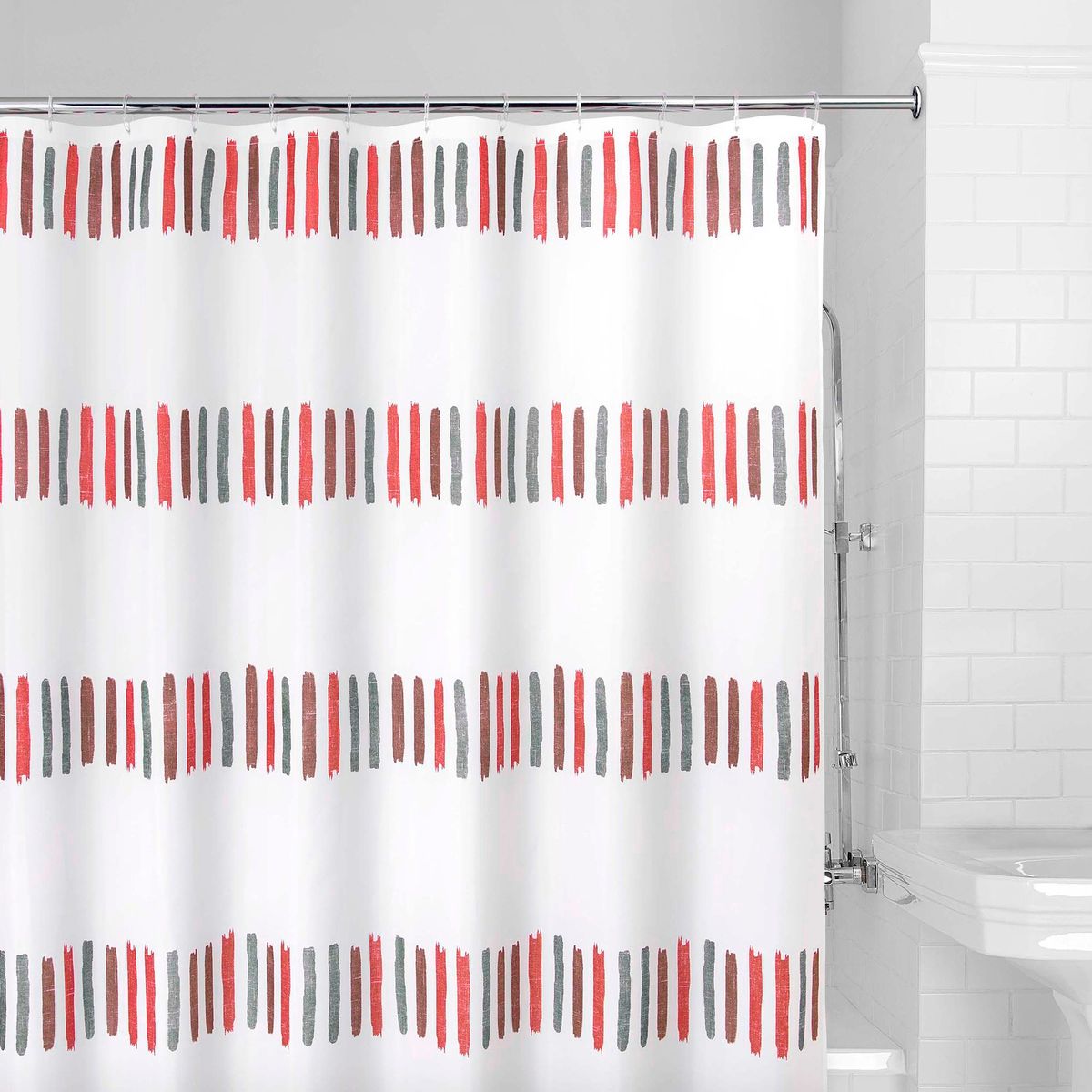 JUST HOME COLLECTION - Cortina de baño Array 178x180 cm