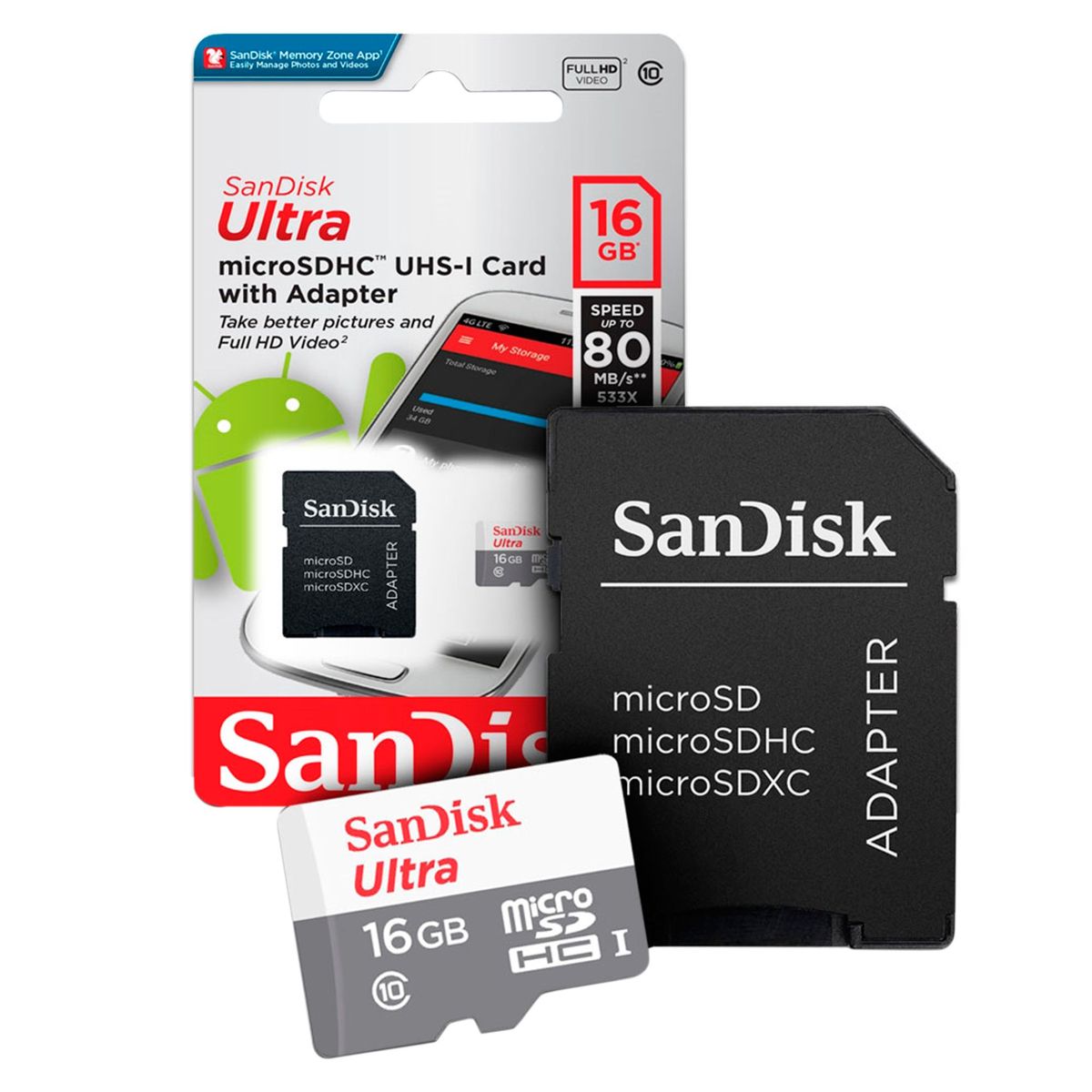 SANDISK - Micro SD 16GB