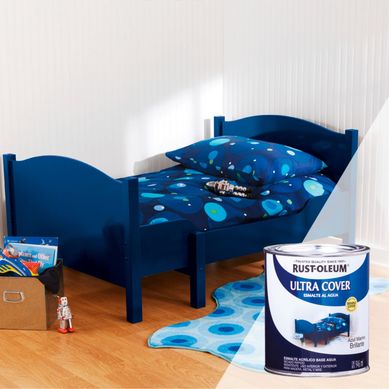 Esmalte al Agua Ultra Cover Azul Marino Brillante 0,946L