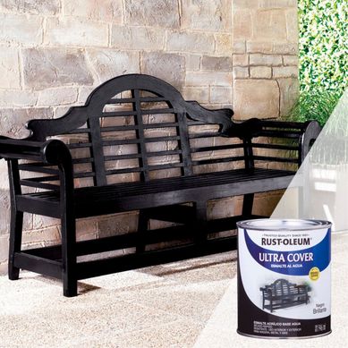 Esmalte al Agua Ultra Cover Negro Brillante 0,946L