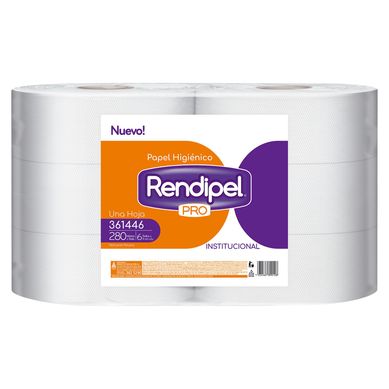 Papel Higinico Pro Jumbo Una Hoja 280mts 6 unidades