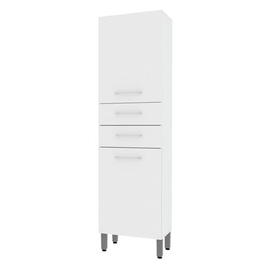 Organizador de Bao 4 Puertas Blanco