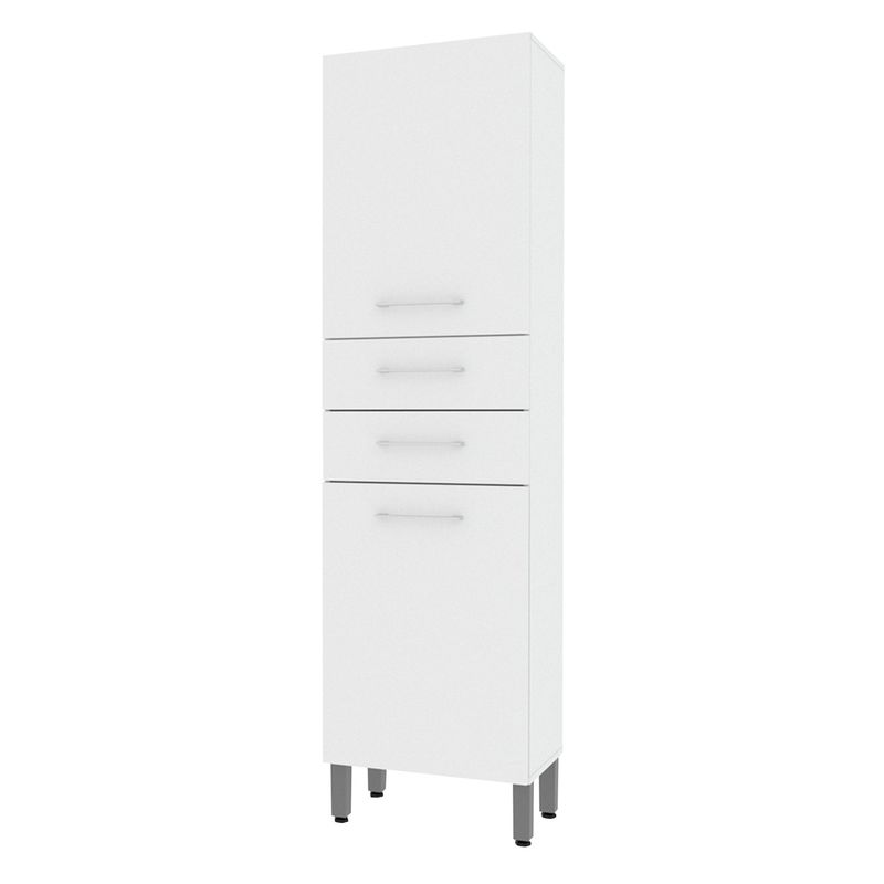 MADESA - Organizador de Baño 4 Puertas Blanco