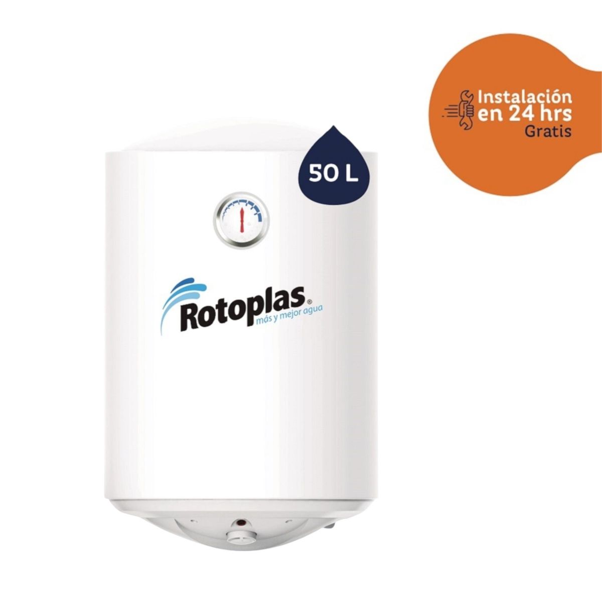 ROTOPLAS - Terma Eléctrica Rotoplas Duraterma 50 litros