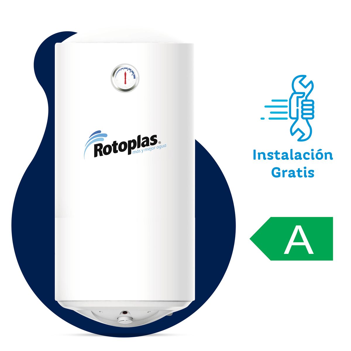 ROTOPLAS - Terma Eléctrica Rotoplas 80L