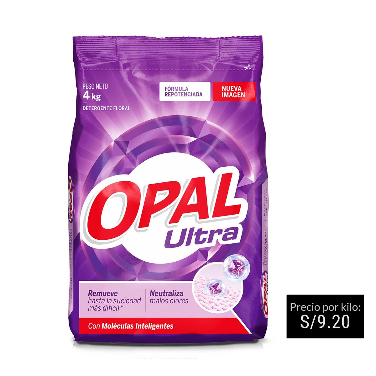OPAL - Detergente En Polvo Ultra 4Kg Opal
