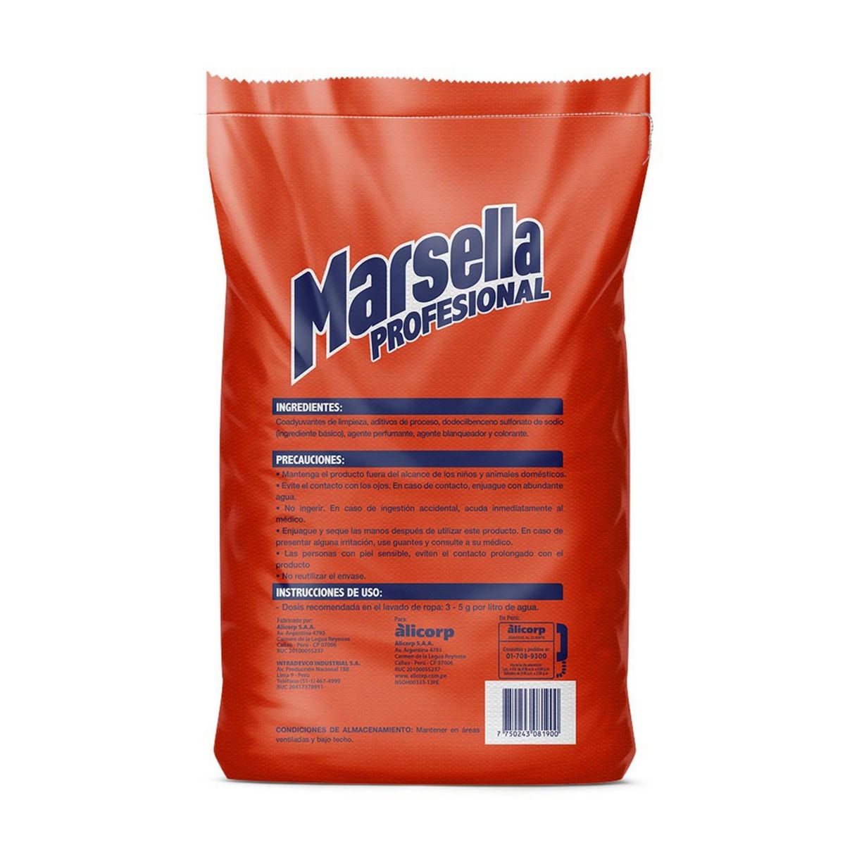 MARSELLA - Detergente En Polvo Marsella Profesional Floral 13.5Kg