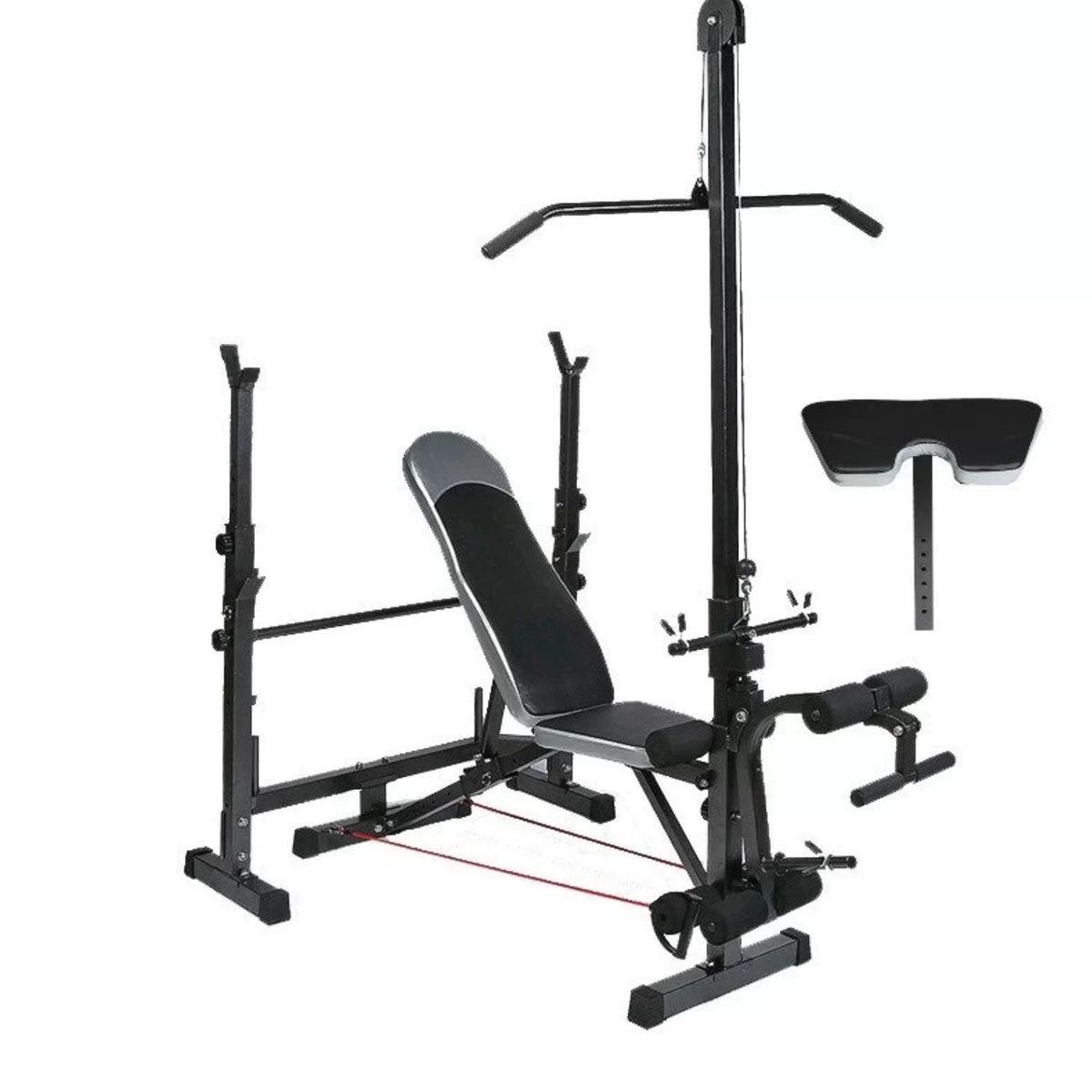 SPORTFITNESS - Banca para Pecho con Polea