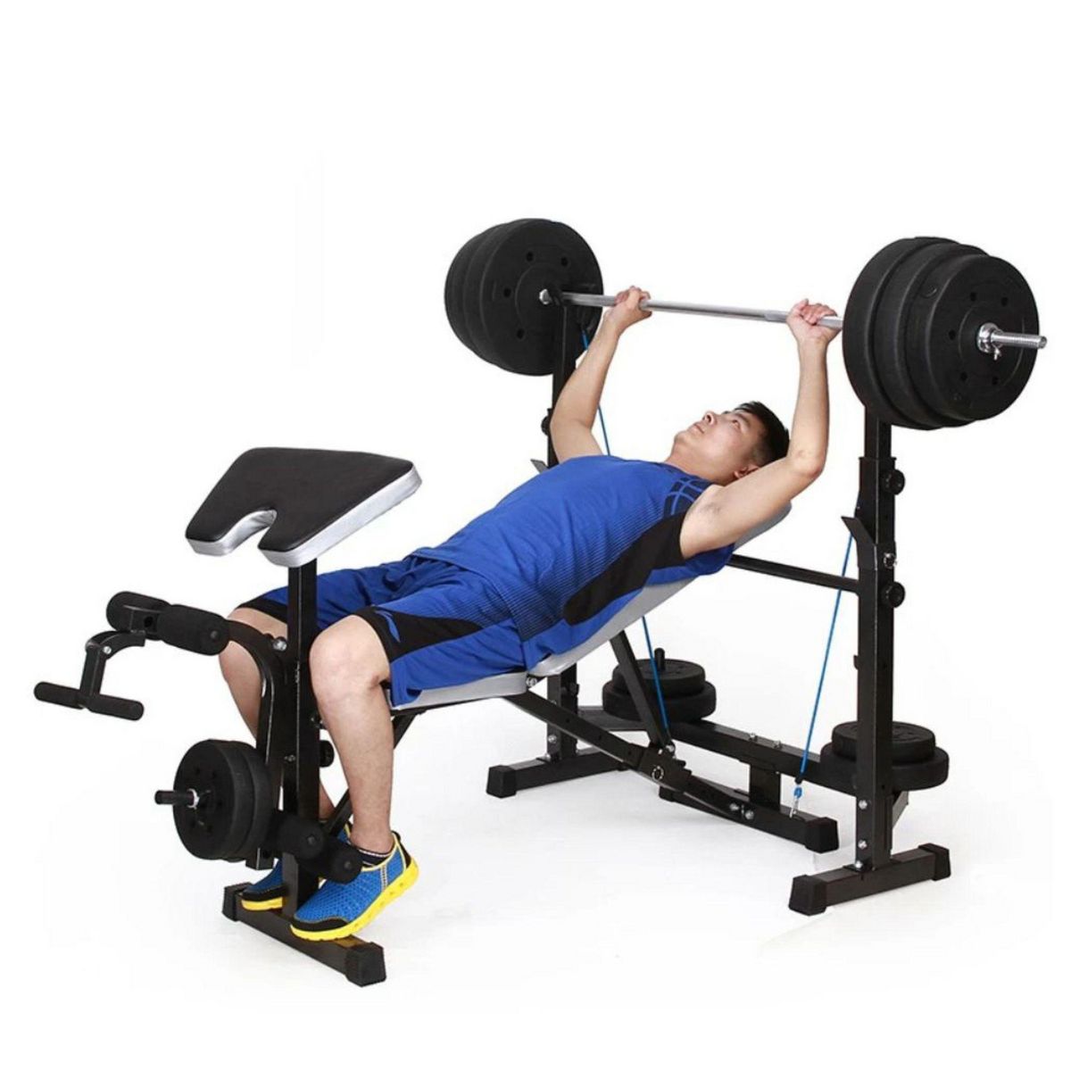 SPORTFITNESS - BANCA PARA PECHO CON PREDICADOR