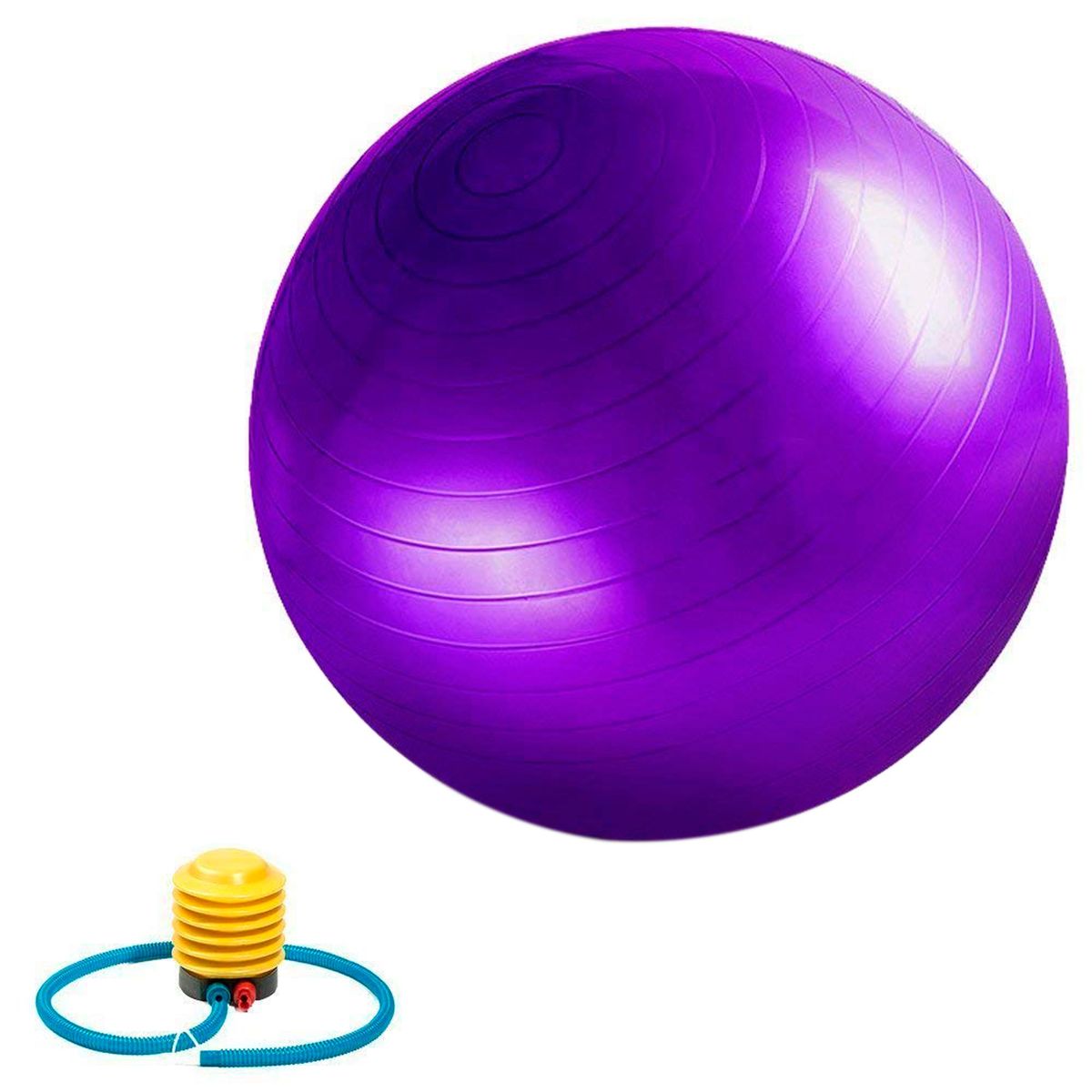 SPORTFITNESS - Pelota para Yoga Pilates Morado 75