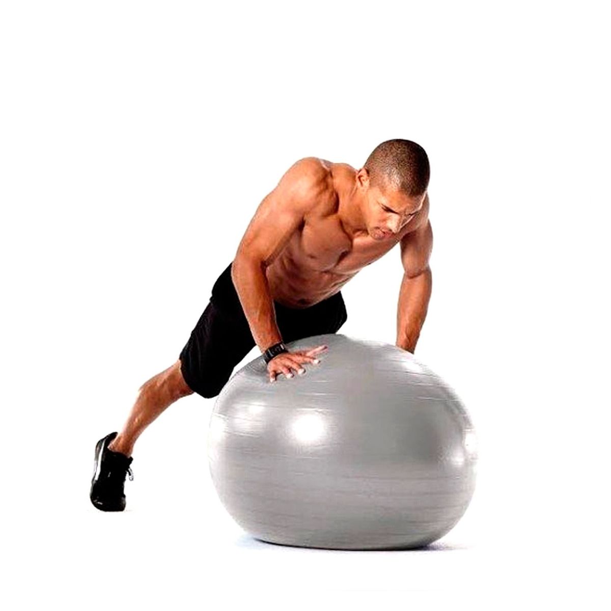 SPORTFITNESS - Pelota para Yoga Pilates Plomo 75
