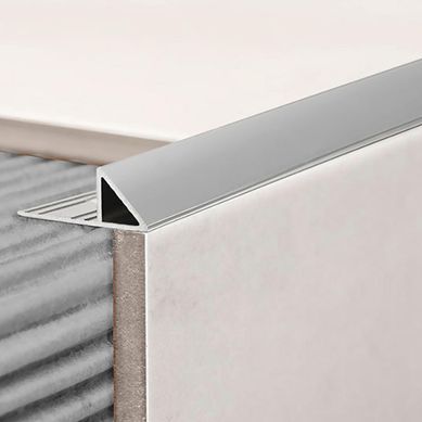 Deco Borde Diagonal Aluminio Mate 240cmx12.5mm