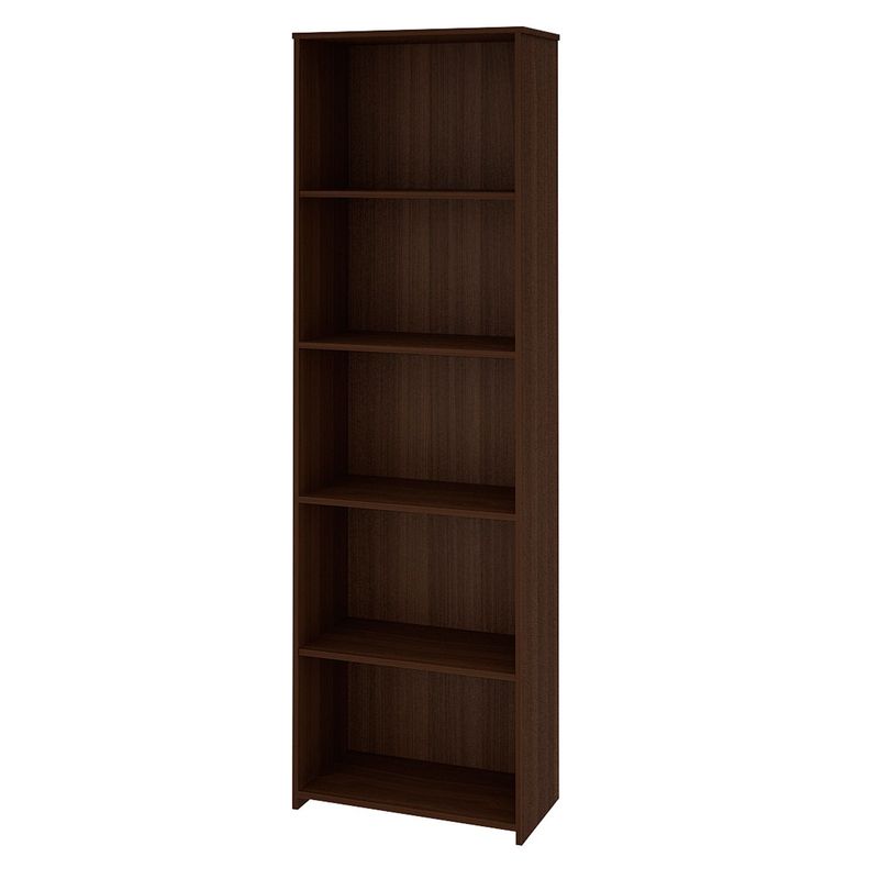 SILCOSIL - Estante librero 5 niveles Zen Chocolate