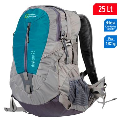 Mochila Camping 25 Litros National Geographic Daytona Gris