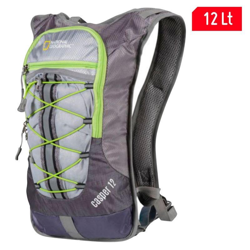 NATIONAL GEOGRAPHIC - Mochila de Hidratación Urbano Gris 12 Litros - National Geographic