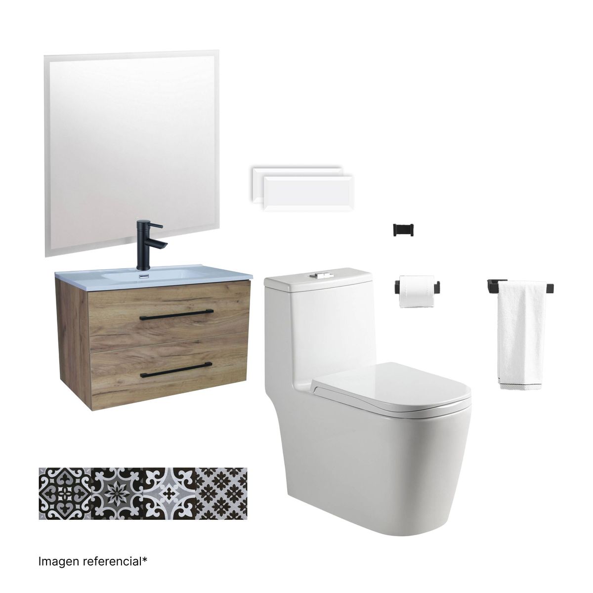 SENSI DACQUA - Espejo LED de Baño 70x80cm
