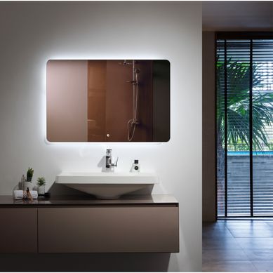 Espejo de Bao con Luz LED Rectangular Desempaante Los Angeles 120x70cm