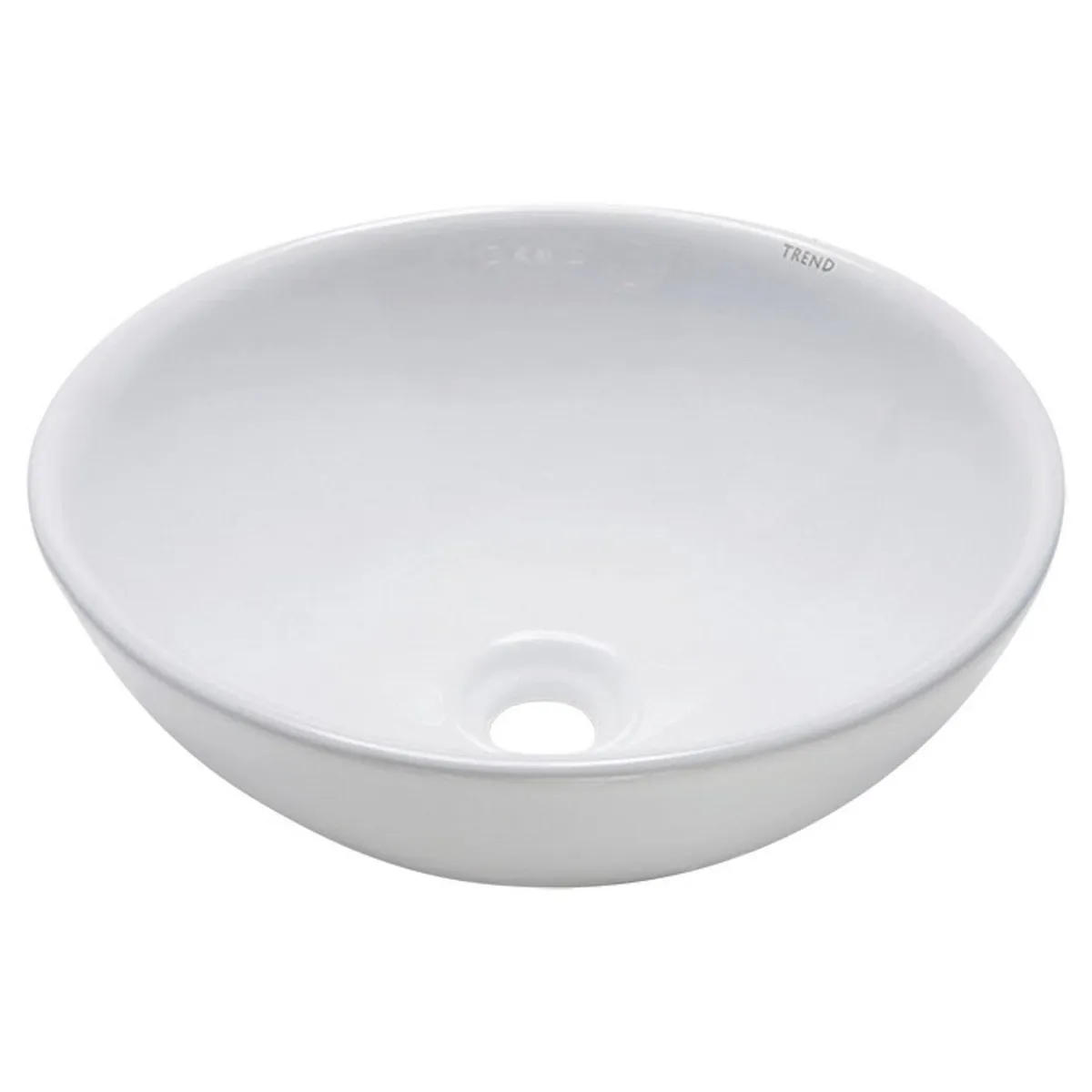 SENSI DACQUA - Lavamanos para Sobreponer Circular Blanco